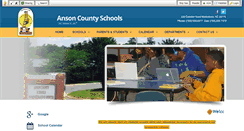 Desktop Screenshot of ansonschools.org